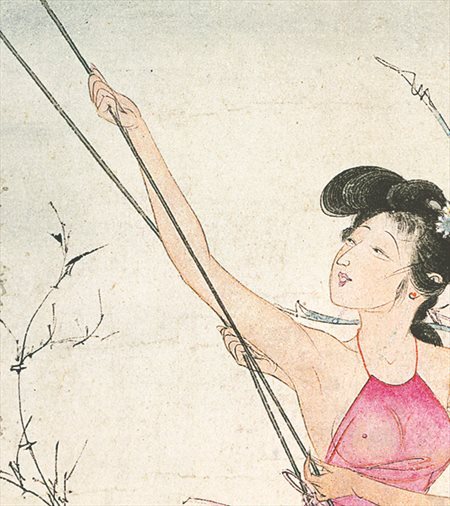 潢川-胡也佛的仕女画和最知名的金瓶梅秘戏图
